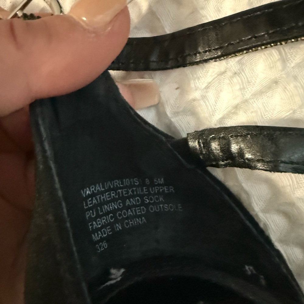 Steve Madden Black Rhinestone Heels 8.5 Womens - Picture 7 of 8